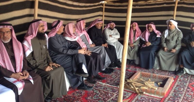 الأسرة في ضيافة أبناء العم عمران العمران رحمه الله
