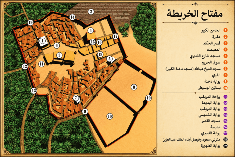 خريطة الرياض القديمة