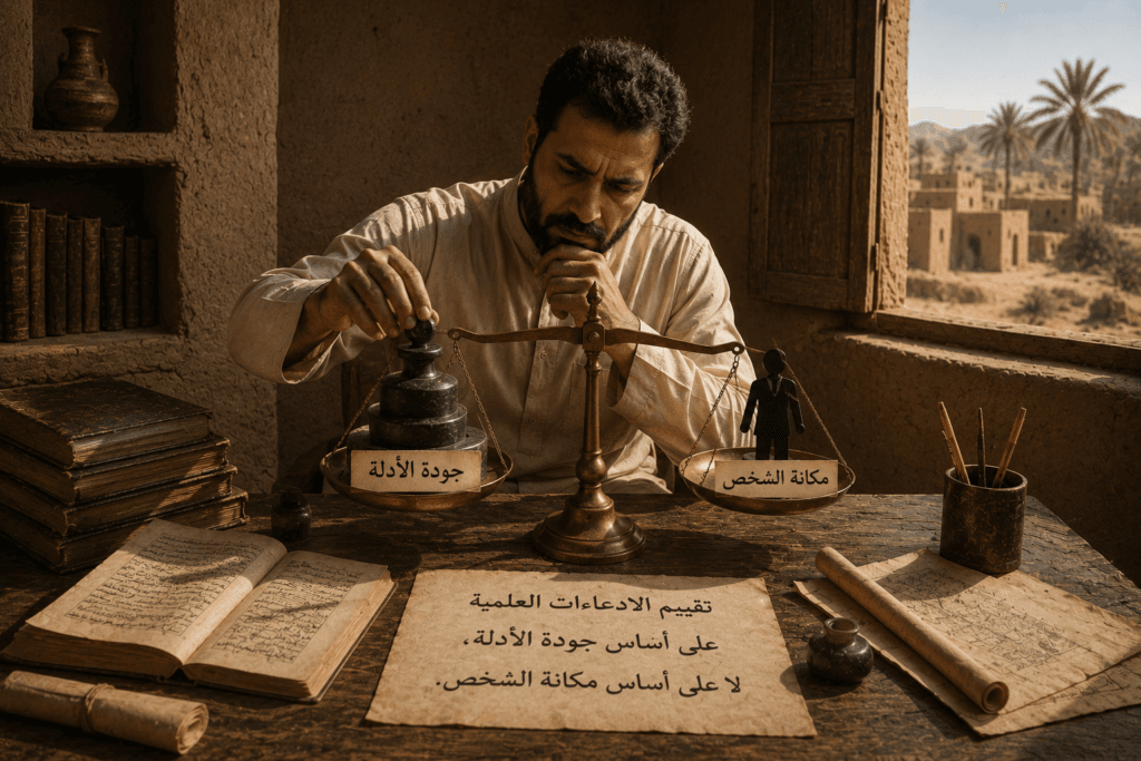 تقييم الادعاءات العلمية وتحيز المكانة