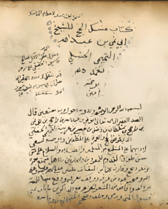 إجازة الشيخ مرعي للشيخ أبو نمي