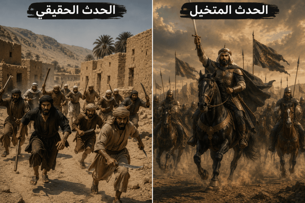 التاريخ بين الأدلة الواقعية والحقيقة المتخيلة