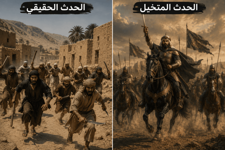التاريخ بين الأدلة الواقعية والحقيقة المتخيلة