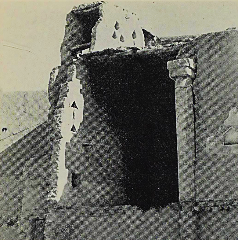 صور قديمة لمباني في نجد من دراسة بعنوان: العمارة المدنية في نجد لجيفري كينغ (1982م)