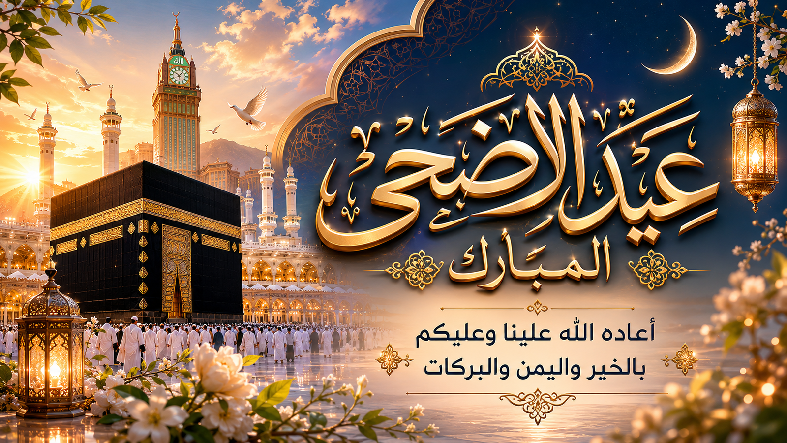 عيد الأضحى المبارك.. أعاده الله علينا وعليكم بالقبول والبركات