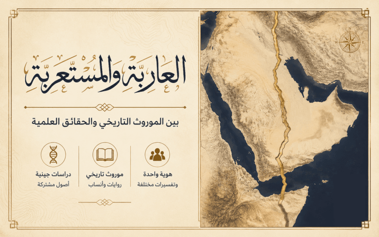 العرب العاربة والمستعربة: بين الموروث التاريخي والحقائق العلمية